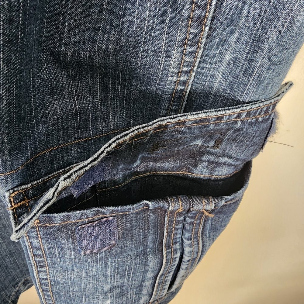 Wrangler‎ Mens Denim Cargo Shorts 44 - Picture 4 of 9